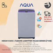 Cara Melepas Putaran Mesin Cuci Aqua Hijab Series 1 Tabung